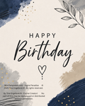 Happy Birthday Greeting Card – For Him