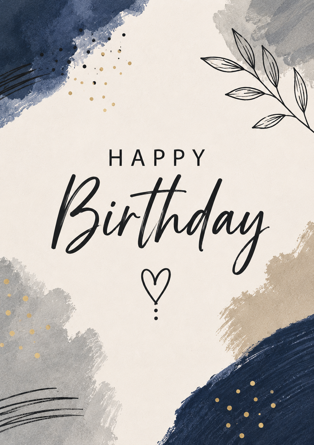 Happy Birthday Greeting Card – For Boys