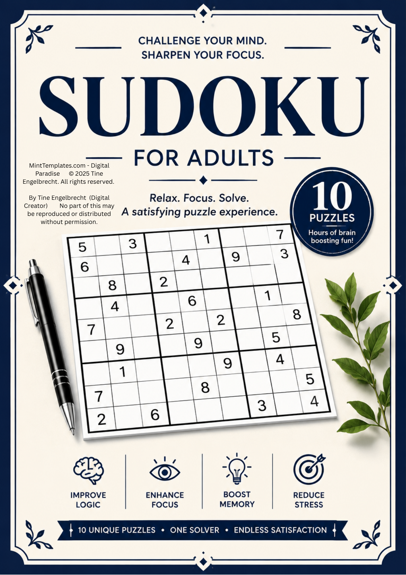 Sudoku For Adults